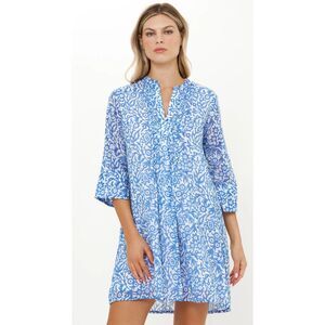Roberta roller rabbit block print dress, $225 XL D14